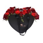 Seau c&oelig;ur de fleurs petit-106610