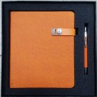 Coffret bloc-notes + stylo Orange-106682