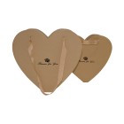 Seau cœur de fleurs petit