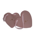 Seau cœur de fleurs petit