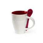 Mug en céramique avec cuillère