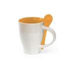Mug en céramique avec cuillère