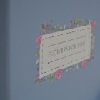 Seau de fleurs en carton grand