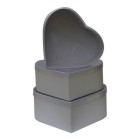 Boite fleurs Heart moyenne