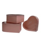 Boite fleurs Heart moyenne