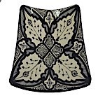 Plat en poterie blanc-104312