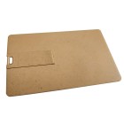 Clé USB carte Marron