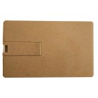 Clé USB carte Marron