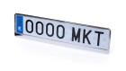 Porte-plaque d'immatriculation Chrome-106300