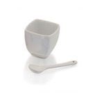 Saucière et cuillère en céramique