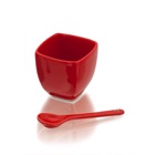 Sauci&egrave;re et cuill&egrave;re en c&eacute;ramique-103538