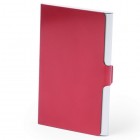 Porte-cartes aluminium coloré