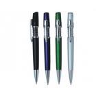 Stylo &agrave; bille en plastique avec poussoir ressort apparent-100108