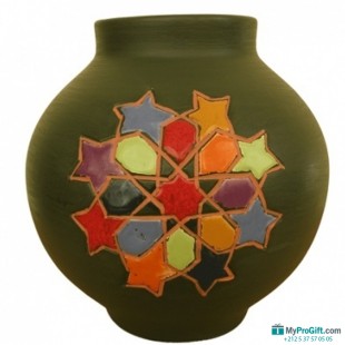 Vase en céramique Zellige Coloré-101014