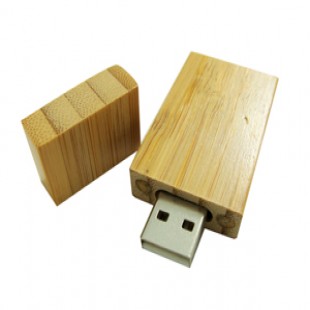 Clé USB en bois rectangle-106535
