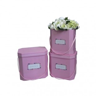 Seau de fleurs en carton moyen-106615