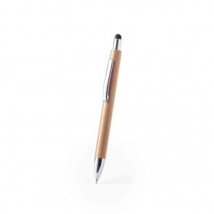 Stylo pointeur en bambou-107801
