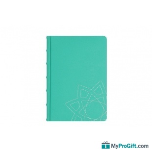 Agenda en cuir avec rosace brodée-100367