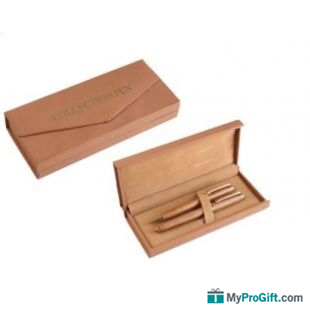 Coffret 2 stylos à bille en bois-100084