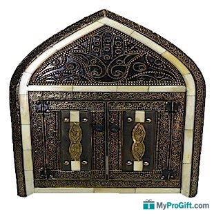 Miroir khemissa motifs blancs-104341