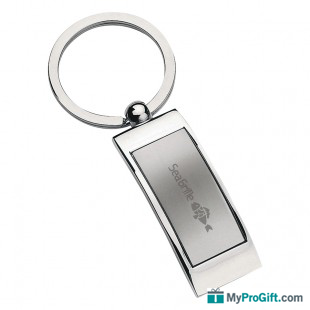 Porte-clés métal rectangle-105794