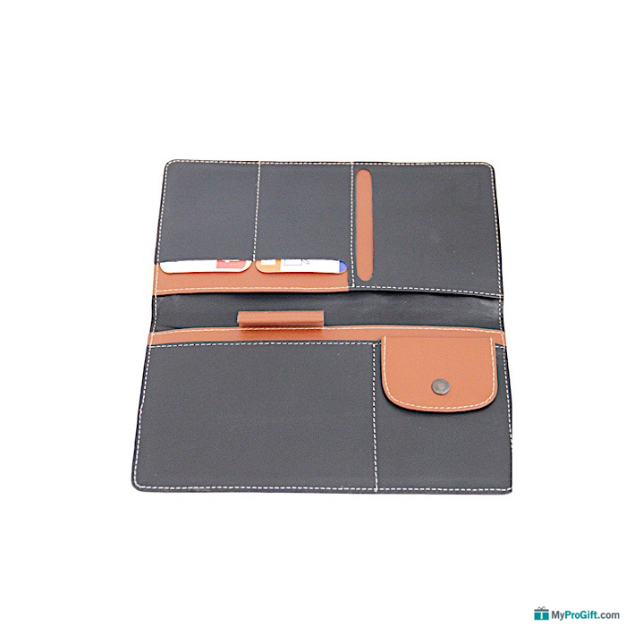 Porte-documents noir et marron-104515