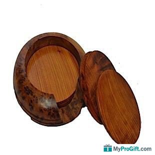 Sous-verres en thuya boule-104353