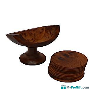 Sous-verres en thuya pied-104354