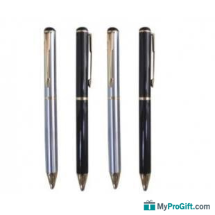 Stylo à bille en métal avec système rotatif-100034