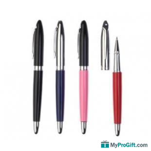 Stylo à bille en métal biColoure-100039