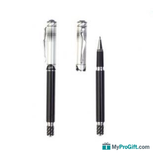 Stylo à bille en métal biColoure-100045