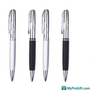 Stylo à bille en métal avec système rotatif-100060